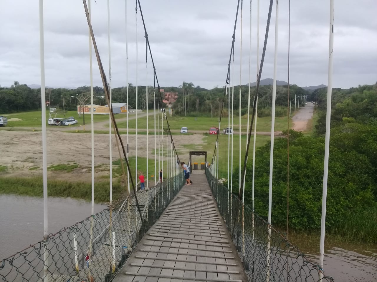 Ponte pênsil de Barra Velha será interditada novamente